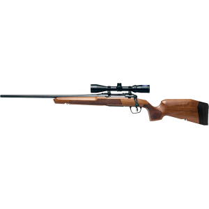 Savage 32271 Axis 2 XP Combo 6.5 Creedmoor 4+1 22 Matte Black Sporter Barrel & Drilled & Tapped Carbon Steel Receiver, Ergonomic Hardwood Stock, Left Hand, Weaver 3-9x40mm Scope, Rifle