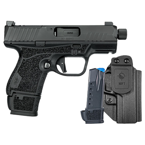 Kimber 3800033 R7 Mako TFS Sub-Compact Frame 9mm Luger 15+1 3.92 Black DLC Threaded Barrel, Black FNC Nitride Optic Ready/Serrated Stainless Steel Slide, Black Poly Frame w/Beavertail & Pic Rail, Pistol
