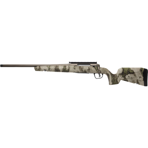 Savage 32310 Axis 2 Pro Compact 6.5 Creedmoor 4+1 20 Gun Metal Bronze Cerakote Heavy Threaded Barrel & Pic Rail Carbon Steel Receiver, Fixed Woodland Camo Synthetic Stock, Left Hand, Rifle
