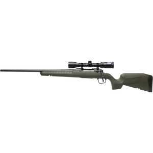 Savage 32184 Axis 2 XP Combo Full Size 243 Win 4+1 22 Black Sporter Barrel, Black Carbon Steel Receiver Drilled & Tapped, OD Green Fixed Synthetic Stock, Weaver 3-9x40mm Scope, Left Hand, Rifle