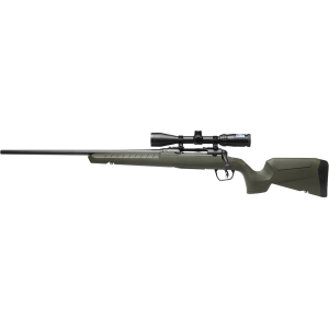 Savage 32241 Axis 2 XP Combo Compact 350 Legend 4+1 18 Matte Black Heavy Sporter Barrel & Drilled & Tapped Carbon Steel Receiver, Fixed Matte OD Green Synthetic Stock, Left Hand, Boresighted 3-9x40mm, Rifle
