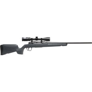 Savage 32231 Axis 2 XP Combo Compact 6.5 Creedmoor 4+1 20 Matte Black Heavy Sporter Barrel & Drilled & Tapped Carbon Steel Receiver, Fixed Matte Gray Synthetic Stock, Right Hand, Boresighted 3-9x40mm, Rifle