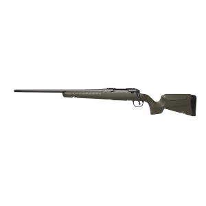 Savage 32130 Axis 2 Compact 7mm-08 Rem 4+1 20 Matte Black Heavy Sporter Barrel, Matte Black Drilled & Tapped Carbon Steel Receiver, Fixed OD Green Synthetic Stock, Left Hand, Rifle