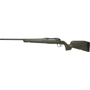 Savage 32073 Axis 2 243 Win 4+1 22 Matte Black Sporter Barrel, Matte Black Drilled & Tapped Steel Receiver, Fixed Green Synthetic Stock, Left Hand, Rifle