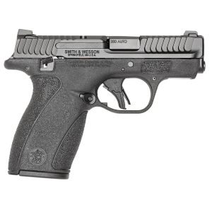 Smith & Wesson 14192 Bodyguard 2.0 Micro Frame 380 ACP 10+1 2.75 Black Armornite Stainless Steel Barrel & Serrated Slide, Black Armornite Poly Frame, Textured Grip, Thumb Safety, Pistol