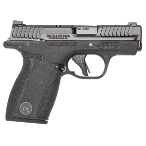Smith & Wesson 13927 Bodyguard 2.0 Micro Frame 380 ACP 12+1 2.75 Black Armornite Stainless Steel Barrel, Black Armornite Serrated Stainless Steel Slide, Black Poly Frame, Textured Grip, Pistol
