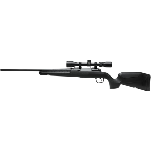 Savage 32026 Axis XP Combo Compact 7mm-08 Rem 4+1 20 Matte Black Button Rifled Barrel, Matte Black Drilled & Tapped Carbon Steel Receiver, Fixed Sporter Black Synthetic Stock, Weaver 3-9x40mm, Right Hand, Rifle