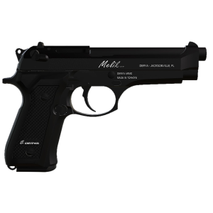 Derya Firearms 15LMELIK9TR Melik 9mm Luger 15+1 4.90 Black Melonite Steel BBL, Black Melonite Serr Steel Slide, Black Alum Frame, Black Polymer Grip,Pistol
