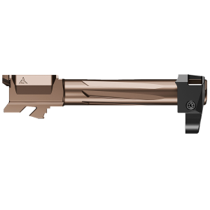 Radian Weapons R0832 Ramjet & Afterburner Combo 9mm Compatible w/Glock 19 Gen5, Bronze Stainless Steel, Handgun Barrel
