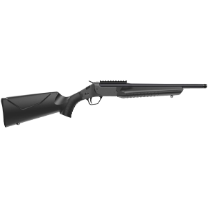 Rossi LWC044M-BK LWC 44 Mag 1rd 16.50 Black Oxide Threaded Barrel, Black Pic Rail Steel Receiver, Black Fixed Synthetic Stock, Rifle