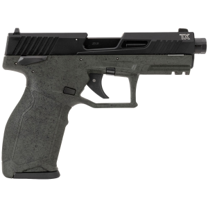 Taurus 1-2TX22141SP2 TX22 Gen 2 Full Size Frame 22 LR 16+1/22+1 4.60 Threaded Barrel, Serrated Slide, Adj Rear Sight, Poly Frame w/Pic Rail, Rimfire Pistol