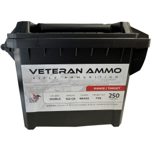 Hyperion Munitions HMCAN300BLK150250 300 Blackout 150 gr Full Metal Jacket 250 Per Box, Centerfire Rifle Ammo