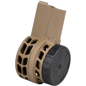 WARRIOR SYSTEMS MFG CO W15FDESK1 Warrior Skeletonized 50rd 5.56x45mm Fits AR-15 Flat Dark Earth Aluminum, Magazine