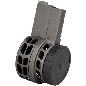 WARRIOR SYSTEMS MFG CO W15TUSK1 Warrior Skeletonized 50rd 5.56x45mm Fits AR-15 Tungsten Gray Aluminum, Magazine