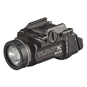 Streamlight 69408 TLR-7 X Sub USB Black Anodized 500 Lumens White LED Springfield Armory Hellcat
