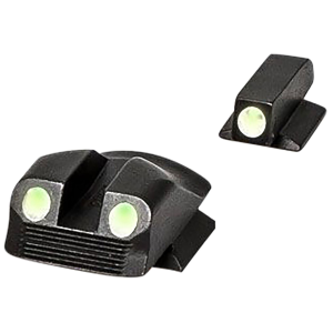 Kimber ML11229 Micro.380/Micro9 Sight Set Green/Tritium Black Outline Front Sight-Green/Tritium Black Outline Rear Sight, Handgun Sight