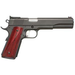 FUSION PRECISION 1911LSBASE10 Freedom Longslide 10mm Auto 6 in 8+1 Black Oxide, Black Steel, Cocobolo Grip