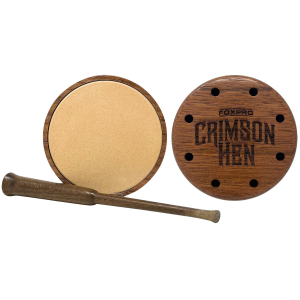 Foxpro CRIMSONCER Crimson Ceramic Fullsize Friction Turkey Sounds Cherry Wood, Game Call