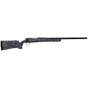 Remington R84170 700 Long Range Full Size 6.5 Creedmoor 4+1 26 Matte Black Heavy Threaded Barrel, Drilled & Tapped Steel Receiver, Grey w/Black & White Web HS Precision Synthetic Stock, Rifle