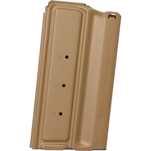 Sig Sauer MAGSPEARMULTICOY MCX-Spear 20rd Double Stack 277 Sig Fury/6.8x51mm/6.5 Creedmoor/7.62 NATO Coyote Tan Steel,Magazine