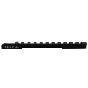 Weatherby J010005 Pic Rail Matte Black Aluminum Weatherby Vanguard Weaver Mount Long Action 20 MOA