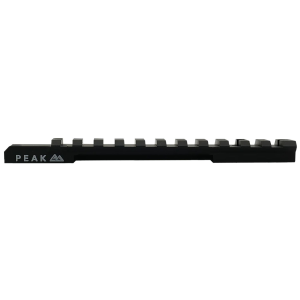 Weatherby J010006 Pic Rail Matte Black Aluminum Weatherby Vanguard Weaver Mount Short Action 20 MOA