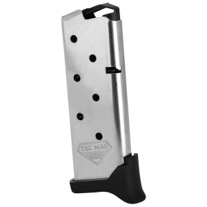 Kimber 1200930A Micro 9 Tac-Mag 7rd Extended 9mm Luger Silver Steel, Magazine