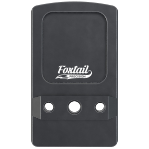 Foxtail Precision 100014 Rear Sight Dovetail Optic Adapter Plate for non MOS Glock Black Anodized Glock Non MOS - Foxtail Precision