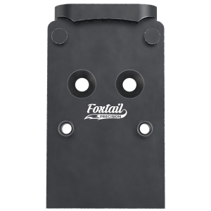 Foxtail Precision 100006 Red Dot Adapter Plate for Optics-Ready Pistol Black Anodized Glock MOS - Foxtail Precision