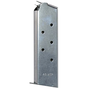 Kimber 1000156A 7rd 45 ACP Fits 1911 Silver Steel, Magazine