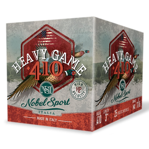 Nobel/Eurosports ANS4136 Heavy Game 410Gauge 3 11/16oz 6Shot 25 Per Box/10 Case,Shotshell Lead Loads