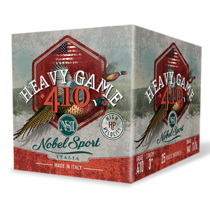 Nobel/Eurosports ANS4139 Heavy Game 410Gauge 3 11/16oz 9Shot 25 Per Box/10 Case,Shotshell Lead Loads