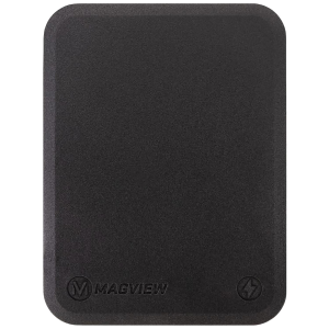Magview 82028 Wireless Charging Phone Plate Black 2.50 x 3.25