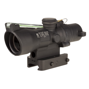 Trijicon ACOG TA50-C-400350, 3X24mm, Dual Illuminated Green Horseshoe/Dot 223/55 Grain, Includes Q-LOC Mount, Matte Finish