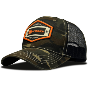 Hornady Gear 32830 Trucker Camo Hornady Patch,Hats
