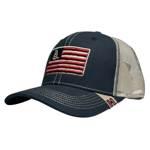 Hornady Gear 33310 Trucker Navy Gadsden Flag,Hats