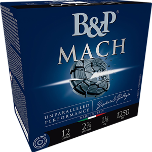B&p Ammunition 12B18FH7 Mach 12Gauge 2.75 1 1/8oz 7.5Shot 25 Per Box/10 Case, Shotshell Lead Loads
