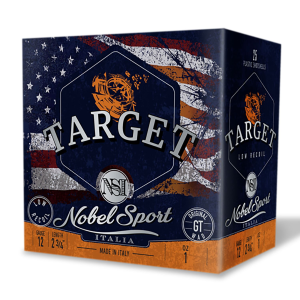 Nobel/eurosports Llc ANSLR18 Target Low Recoil 12Gauge 2.75 in 1oz 8Shot 25 Per Box/10Case
