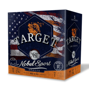 Nobel/eurosports Llc ANSLR185 Target Low Recoil 12Gauge 2.75 in 1oz 8.5Shot 25 Per Box/10Case - Nobel