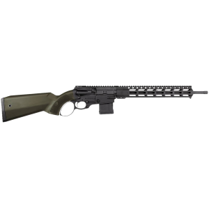 Fightlite Industries HLR556ODT Herring Model 2024 223 Rem/5.56 NATO 16.25 Matte Black Threaded BBL, Matte Black Pic Rail Rcvr, M-LOK Handguard, FightLite High Impact OD Green Polymer Stock, Ambidextrous,Tactical Rifles