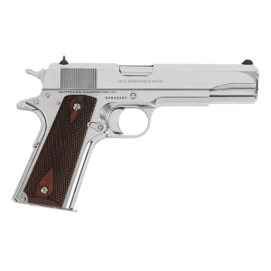 Colt Mfg O1073BSTS Government 38 Super 9+1 5 Stainless National Match BBL, Stainless Serr Slide, Stainless Frame w/Beavertail,Pistol