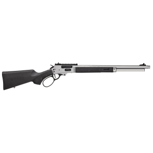 Smith & Wesson 14204 1854 45-70 Gov 6+1 20 Stainless Threaded BBL, Stainless Rcvr w/Pic Rail, Fixed Black Synthetic Stock, Thread Protector,Rifle