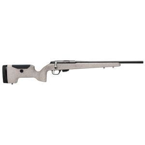 Tikka JRT1XU309 T1X UPR 17 HMR 10+1 20 Black Threaded BBL, Black Drilled & Tapped Steel Rcvr, Desert Sand Textured Fixed Carbon Fiber/Fiberglass Stock, Right Hand,Rimfire Rifles