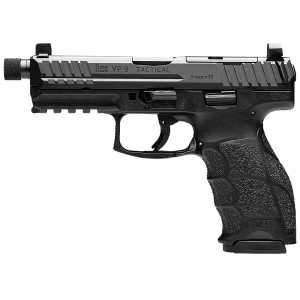 Heckler & Koch 81001155 VP9 Tactical 9mm Luger 17+1 4.70 Black Threaded Barrel, Black Cerakote Optic Ready/Serrated Steel Slide, Black Poly Frame w/Pic Rail, Black Interchangeable Backstrap Grip, Pistol