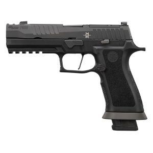 Sig Sauer 320XF9MAXM10 P320XF M.O.D. Full Size Frame 9mm Luger 10+1 3.90 Black Steel BBL, Matte Black DLC Optic Cut/Ported/Serr Stainless Slide & Frame w/Beavertail & Pic Rail, Black XSeries Grip & Hogue Michael Edition Wraptor Grip,Pistol