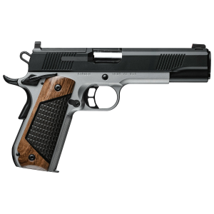 Kimber Mfg, Inc 3200399 Custom II Gen II 9mm Luger 9+1 5 Stainless Deep Crown BBL KimPro II Black Matte Steel Optic Ready/Serr Slide, Matte Stainless Frame, Black Walnut w/G10 Insert Grip, Trijicon RMR Footprint,Pistol