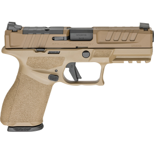 Springfield EC9409FU Echelon Compact Frame 9mm Luger 18+1 4 Black Melonite Steel BBL, FDE Cerakote Optic Ready/Serr Steel Slide, FDE Cerakote Polymer Frame w/Pic Rail, Textured Grip,Pistol