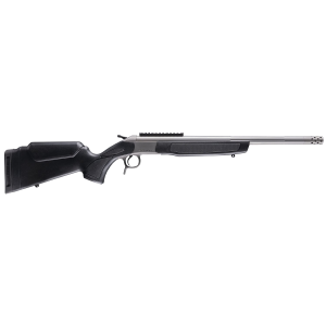 CVA CR4439S Scout Takedown 35 Whelen 1rd 22 Stainless Fluted Threaded BBL, Stainless Rcvr w/Pic Rail, Adj Comb & LOP Black Synthetic Stock,Rifle
