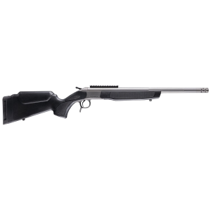 CVA CR4443S Scout Takedown 450 Bushmaster 1rd 22 Stainless Fluted Threaded BBL, Stainless Rcvr w/Pic Rail, Adj Comb & LOP Black Synthetic Stock,Rifle