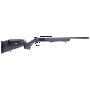 CVA CR4441 Scout 400 Legend 1rd 20 Blued Threaded BBL, Blued Pic Rail Rcvr, Stealth Gray Fixed Synthetic Stock,Rifle